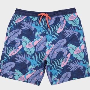 Batman 8.5" Elastic Waist Surf Men's Swim Shorts